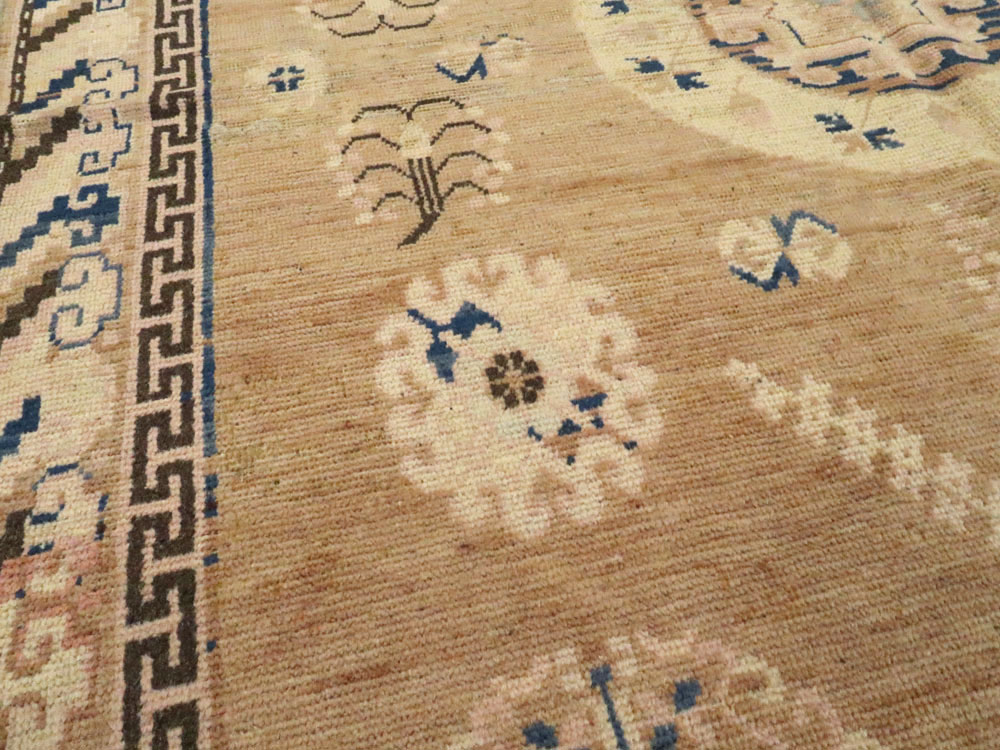 Antique East Turkestan Khotan Carpet, No.17870 - Gss
