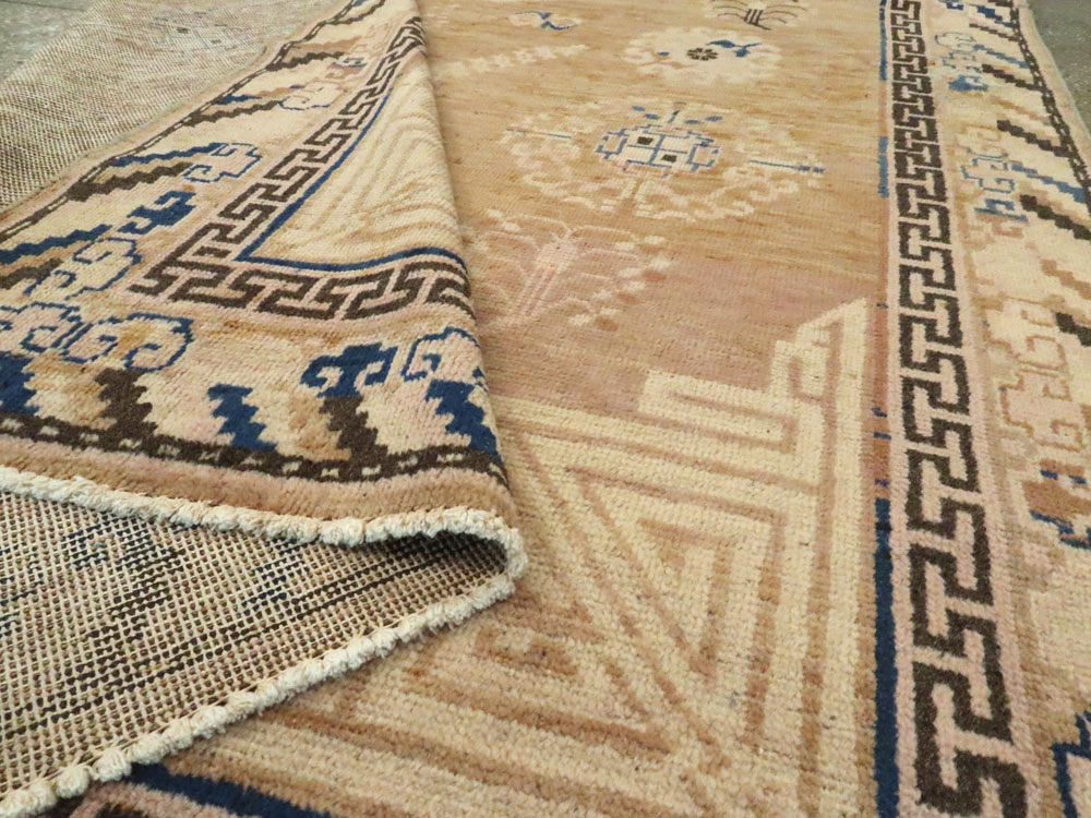 Antique East Turkestan Khotan Carpet, No.17870 - Gss