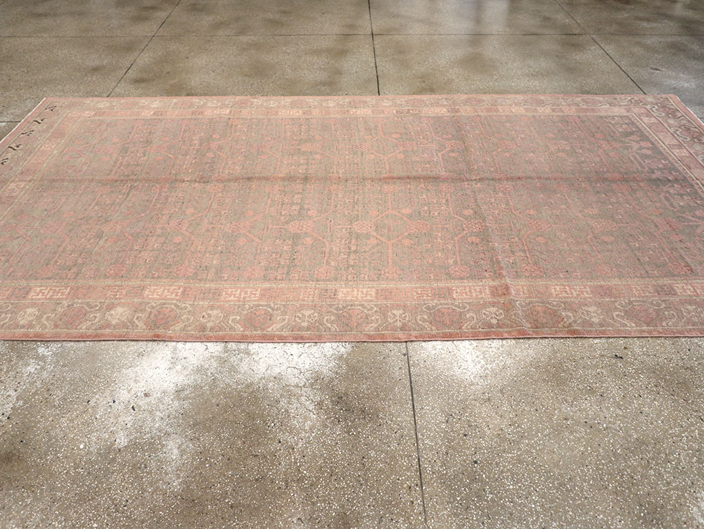 Vintage East Turkestan Khotan Carpet, No.17879 - Gss