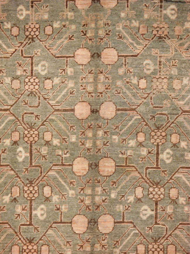 Vintage East Turkestan Khotan Gallery Carpet, No.17880 - Gss