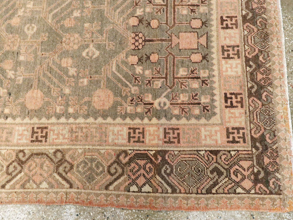 Vintage East Turkestan Khotan Gallery Carpet, No.17880 - Gss