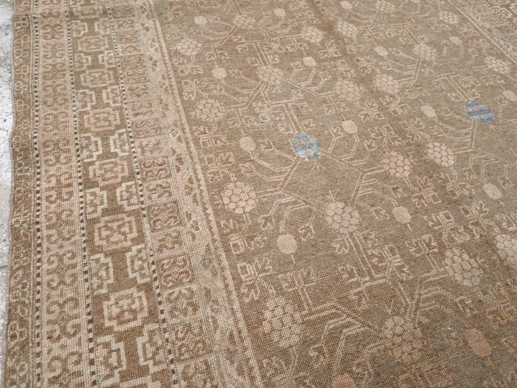 Vintage East Turkestan Khotan Carpet, No.17886 - Gss