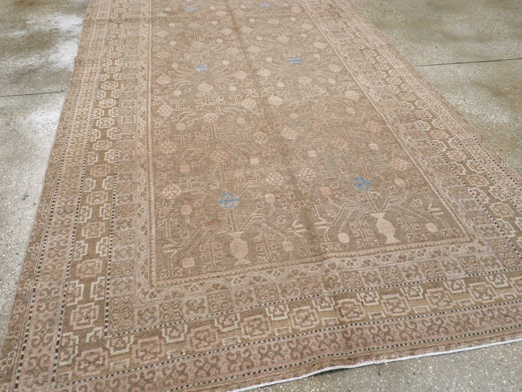 Vintage East Turkestan Khotan Carpet, No.17886 - Gss