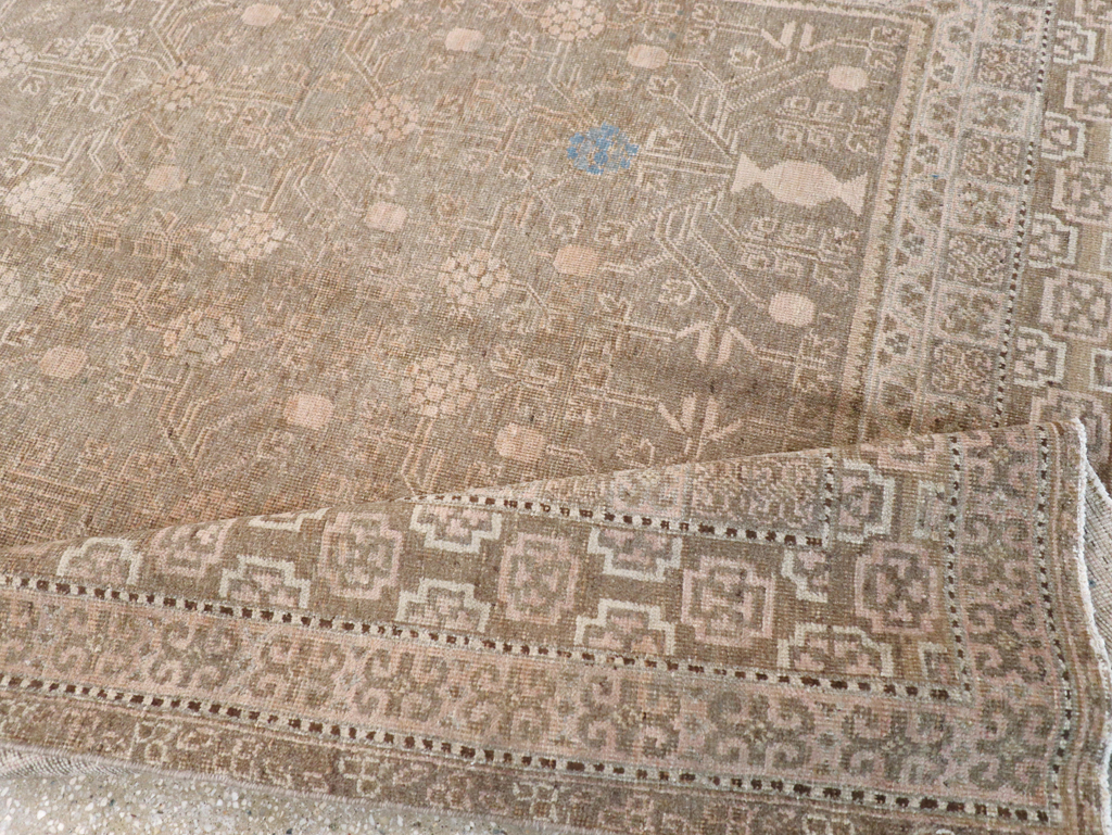 Vintage East Turkestan Khotan Carpet, No.17886 - Gss