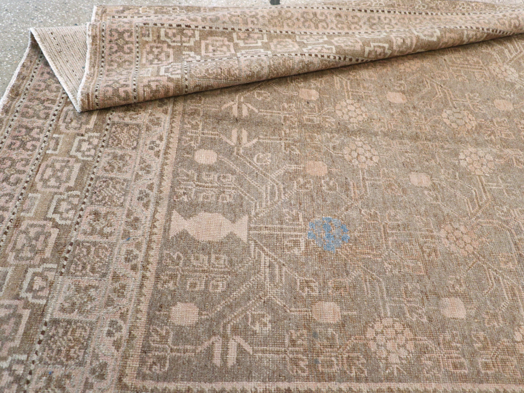 Vintage East Turkestan Khotan Carpet, No.17886 - Gss