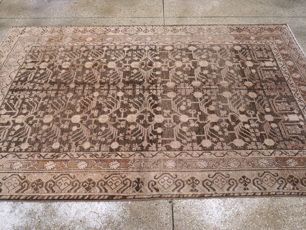 Vintage East Turkestan Khotan Carpet, No.17887 - Gss