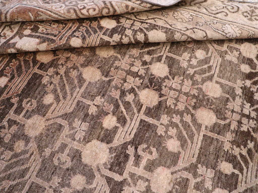 Vintage East Turkestan Khotan Carpet, No.17887 - Gss