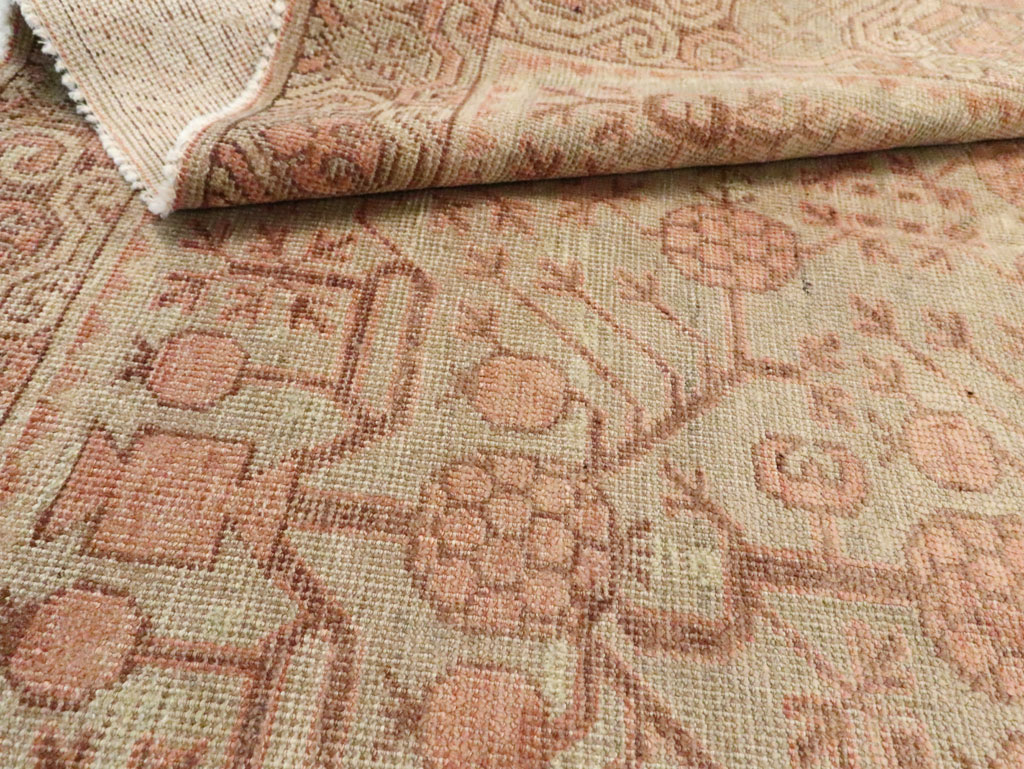 Vintage East Turkestan Khotan Carpet, No.17895 - Gss