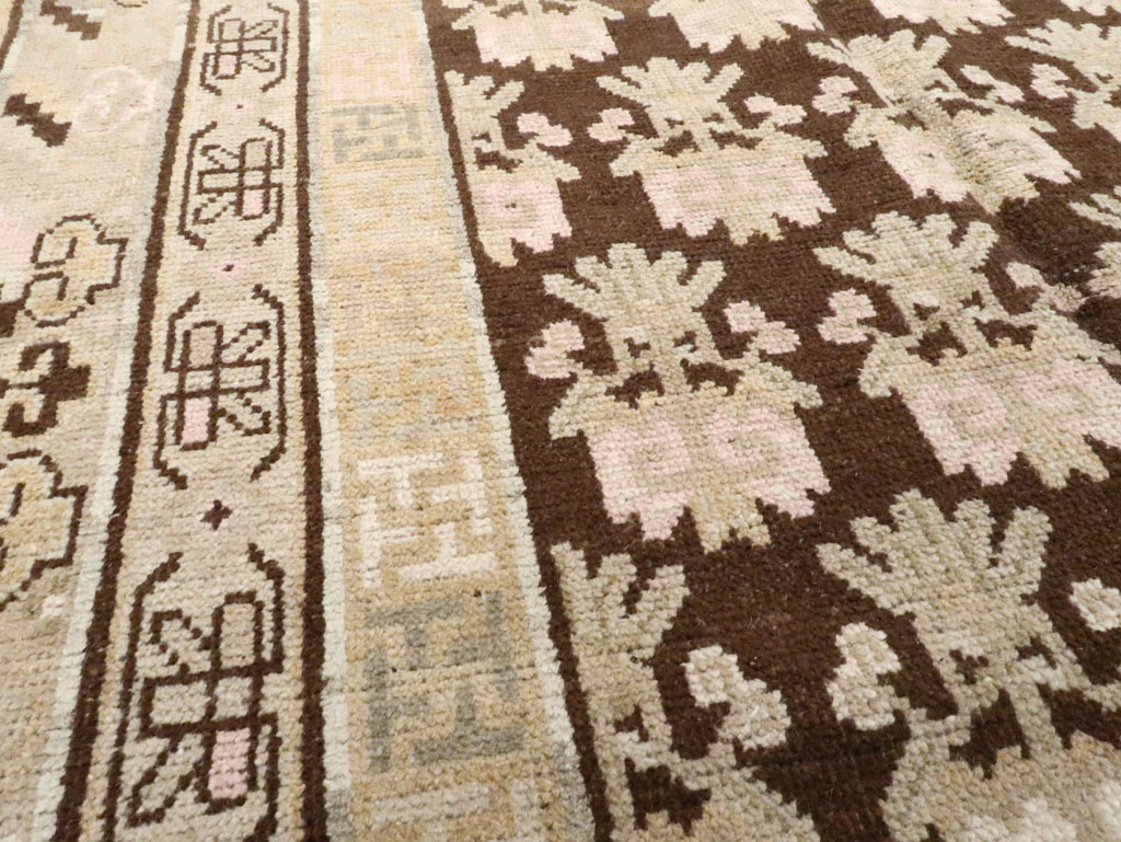 Vintage East Turkestan Khotan Carpet, No.17902 - Gss