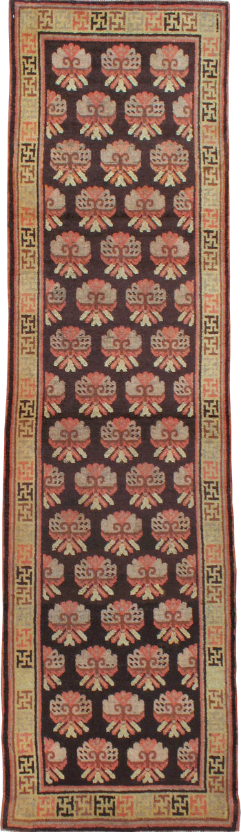 Vintage East Turkestan Khotan Runner, No.17909 - Gss