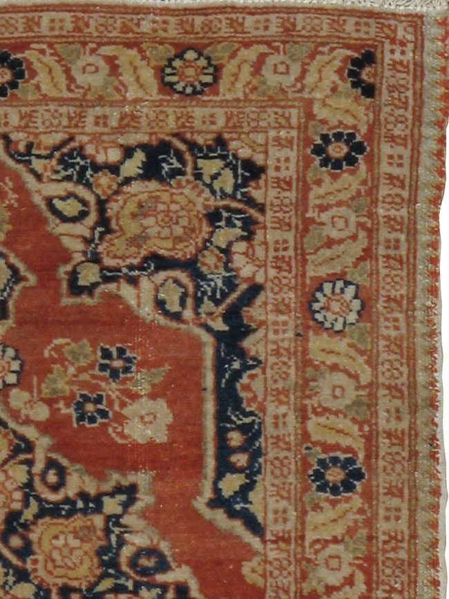 Antique Persian Tabriz Hagi Jalili Rug, No.17918 - Gss