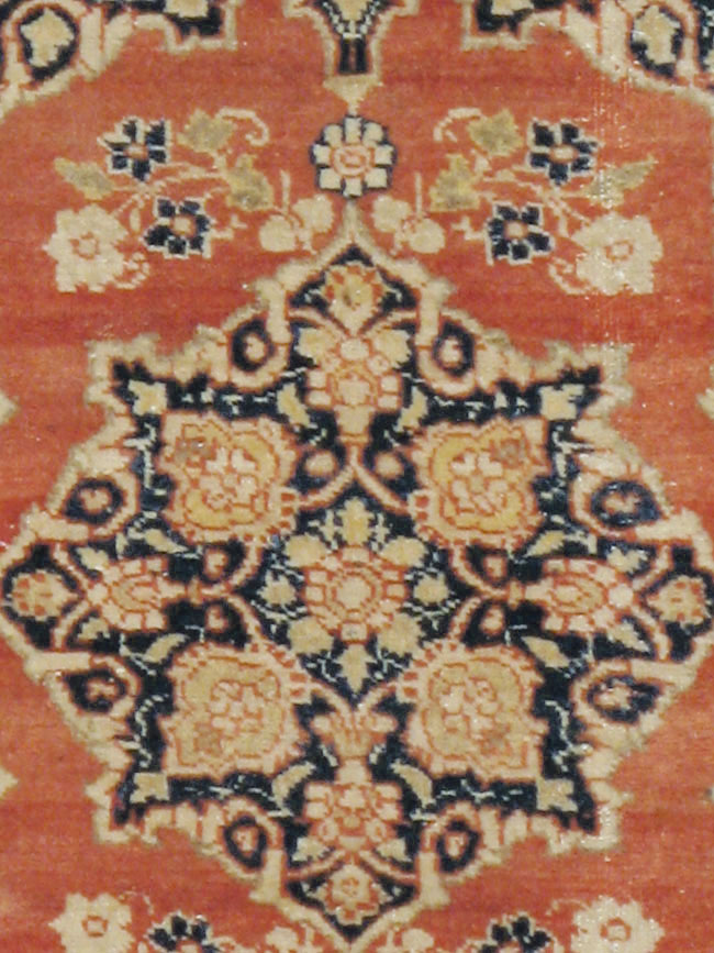 Antique Persian Tabriz Hagi Jalili Rug, No.17918 - Gss