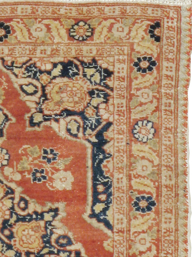 Antique Persian Tabriz Hagi Jalili Rug, No.17918 - Gss