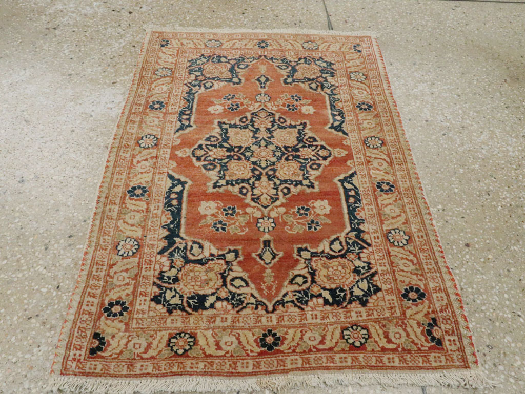 Antique Persian Tabriz Hagi Jalili Rug, No.17918 - Gss