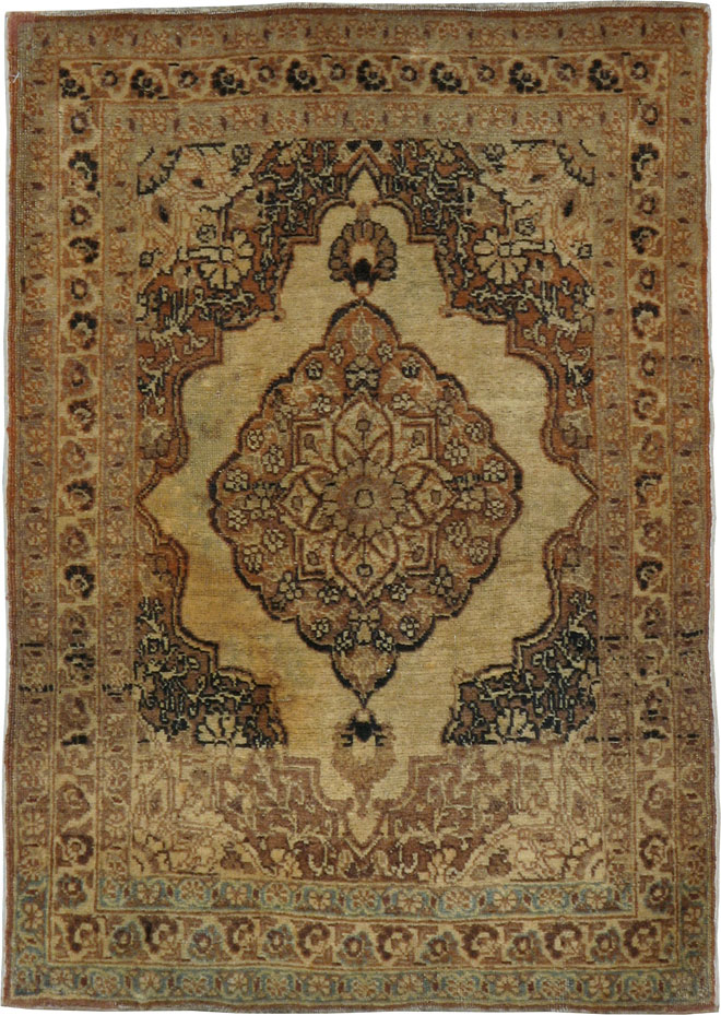 Antique Persian Tabriz Hagi Jalili Rug, No.17919 - Gss