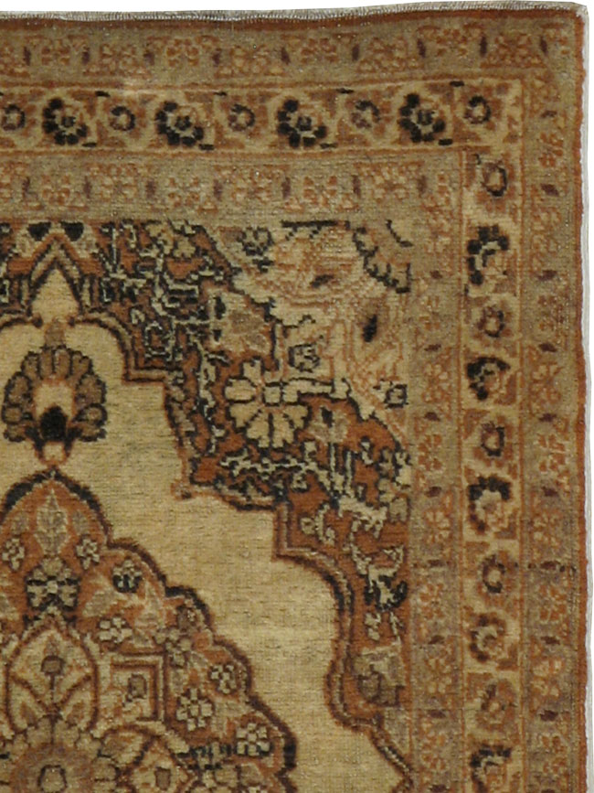 Antique Persian Tabriz Hagi Jalili Rug, No.17919 - Gss