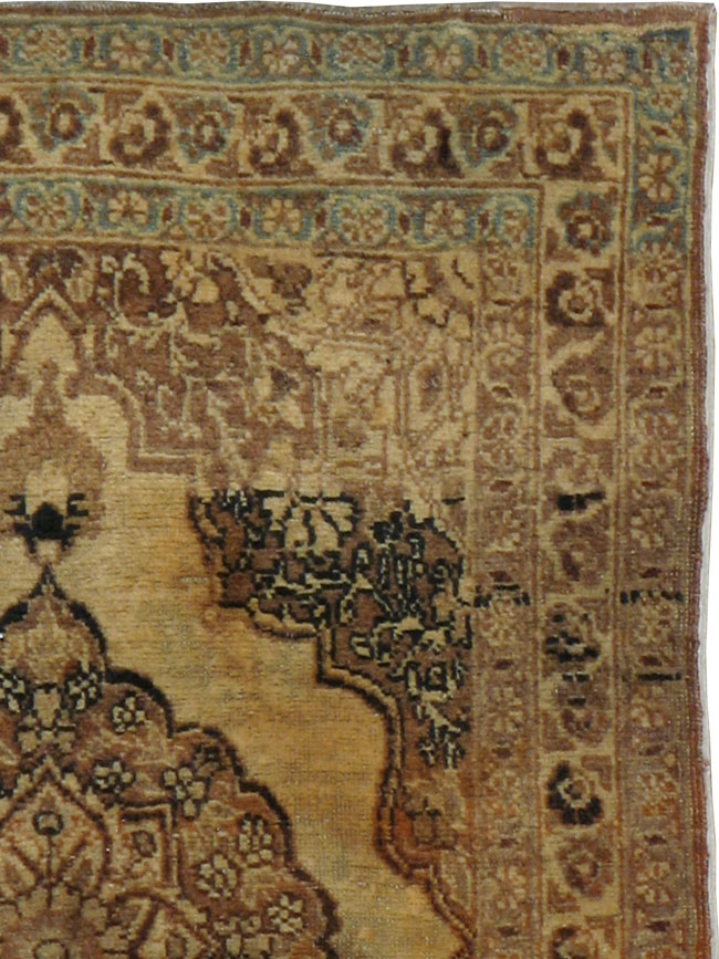 Antique Persian Tabriz Hagi Jalili Rug, No.17919 - Gss