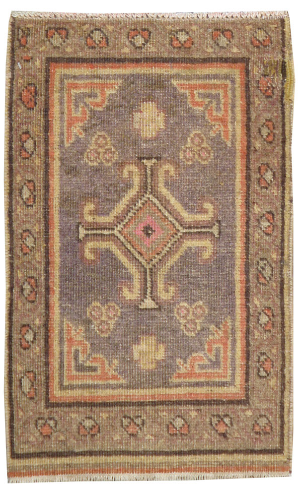 Antique East Turkestan Khotan Rug, No.17920 - Gss