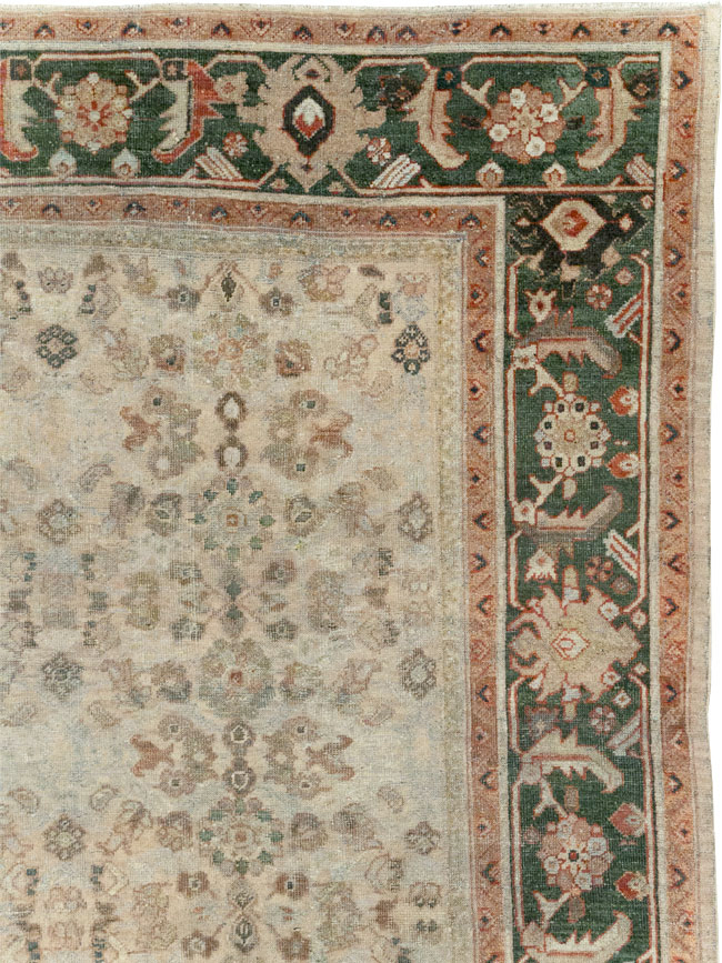 Antique Persian Mahal Room Size Carpet, No.17925 - Gss