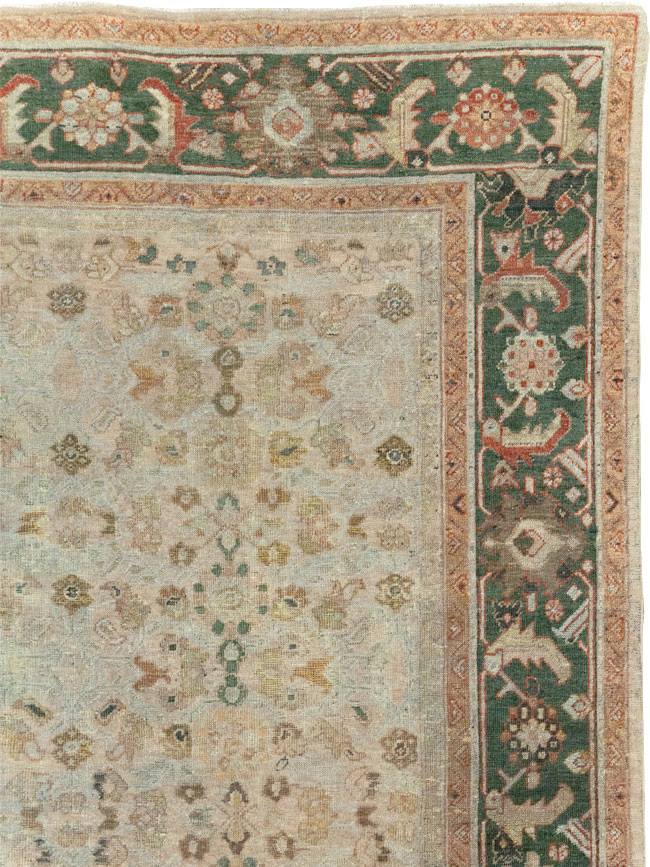 Antique Persian Mahal Room Size Carpet, No.17925 - Gss