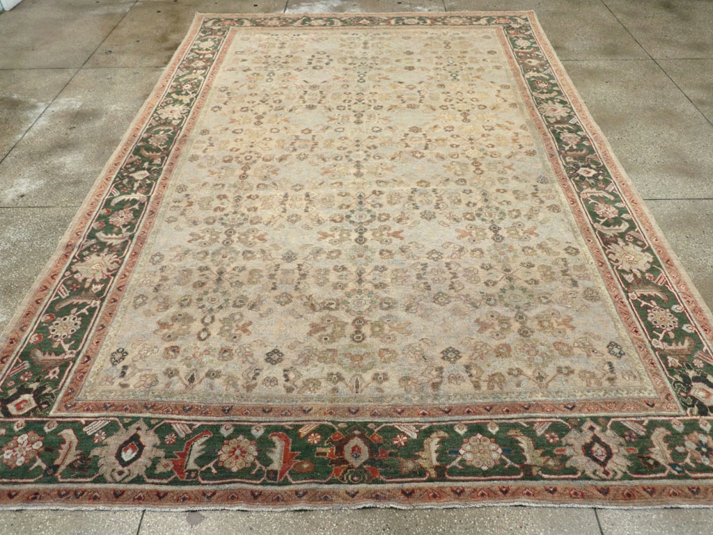 Antique Persian Mahal Room Size Carpet, No.17925 - Gss