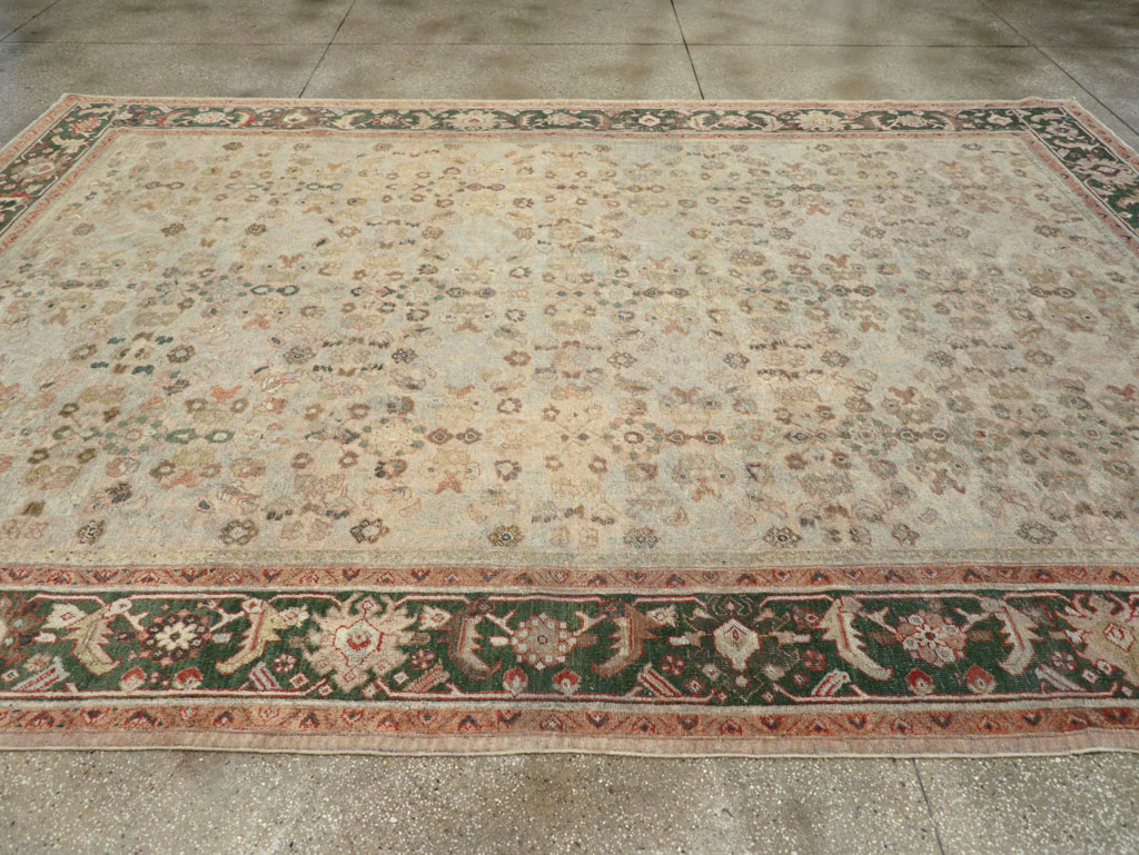 Antique Persian Mahal Room Size Carpet, No.17925 - Gss