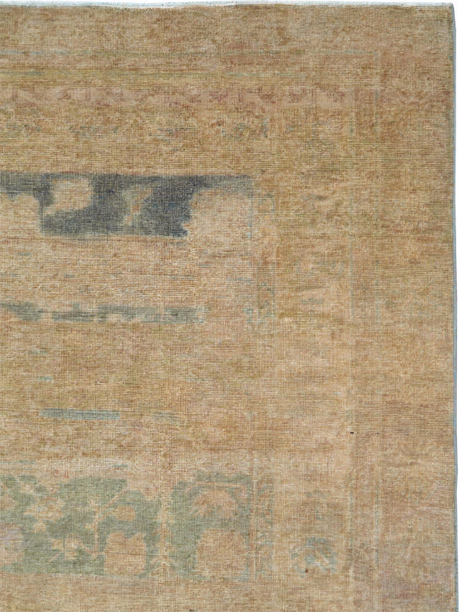 Antique East Turkestan Khotan Carpet, No.17926 - Gss