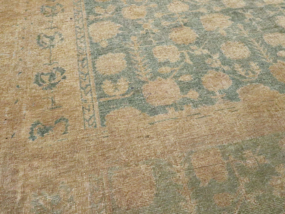 Antique East Turkestan Khotan Carpet, No.17926 - Gss