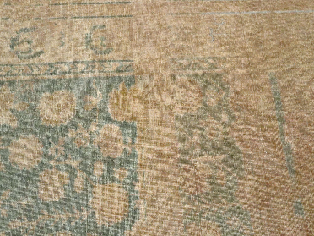 Antique East Turkestan Khotan Carpet, No.17926 - Gss