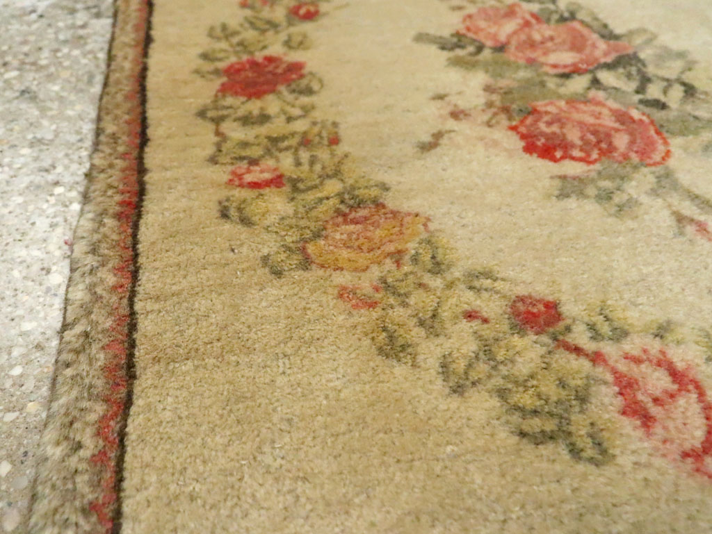 Antique Persian Kashan Throw Rug (Pair: 1 of 2), No.17930 - Gss