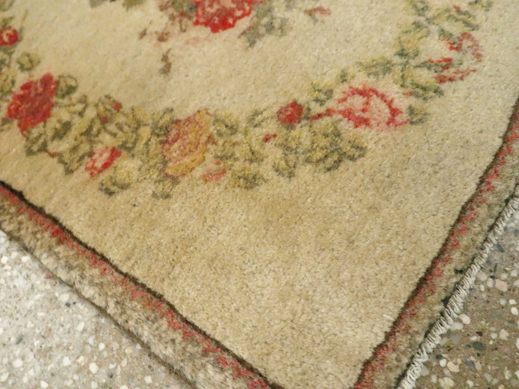 Antique Persian Kashan Throw Rug (Pair: 1 of 2), No.17930 - Gss