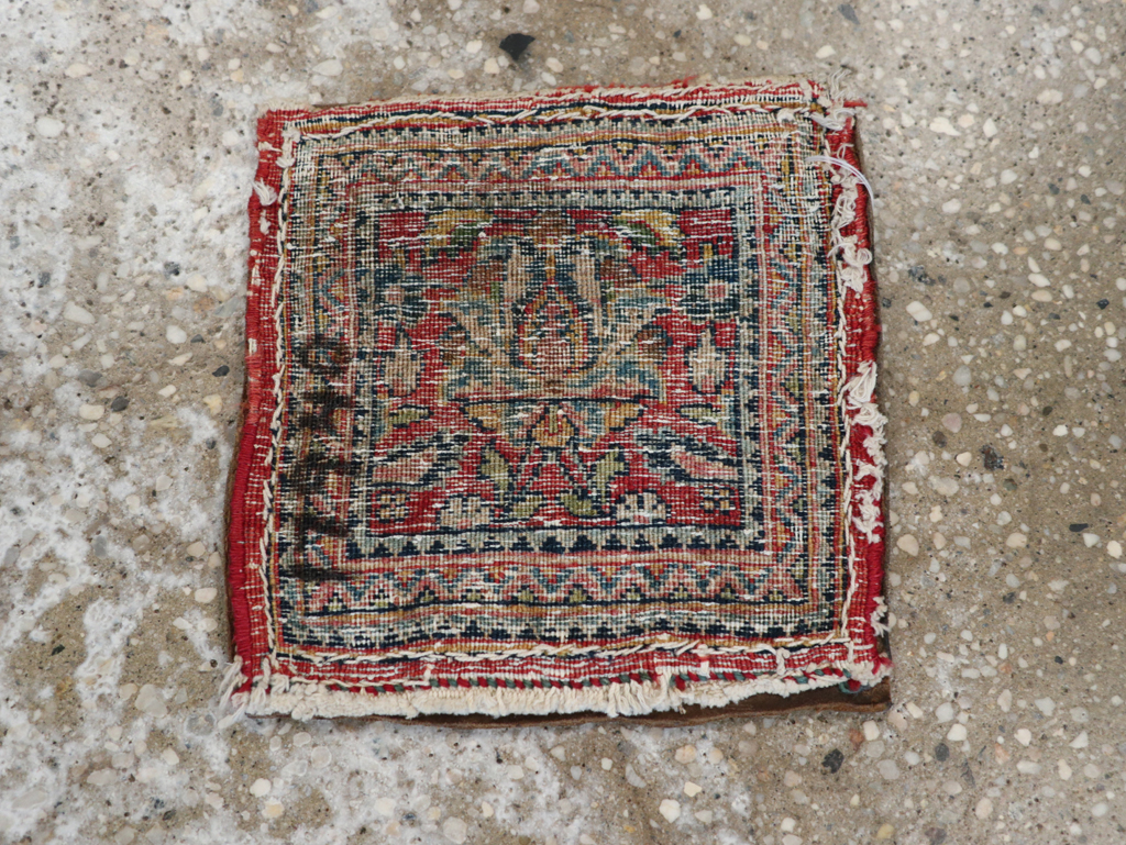 Vintage Persian Tabriz Bag, No.17940 - Gss