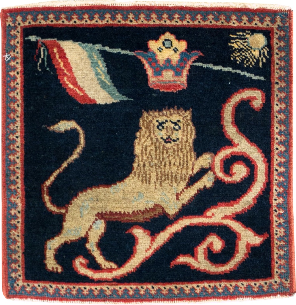 Antique Persian Souf Tabriz Pictorial Rug (Pair: 1 of 2), No.17941 - Gss