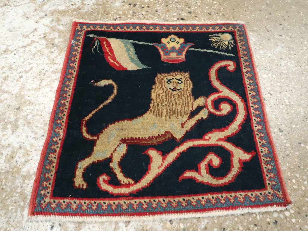 Antique Persian Souf Tabriz Pictorial Rug (Pair: 1 of 2), No.17941 - Gss