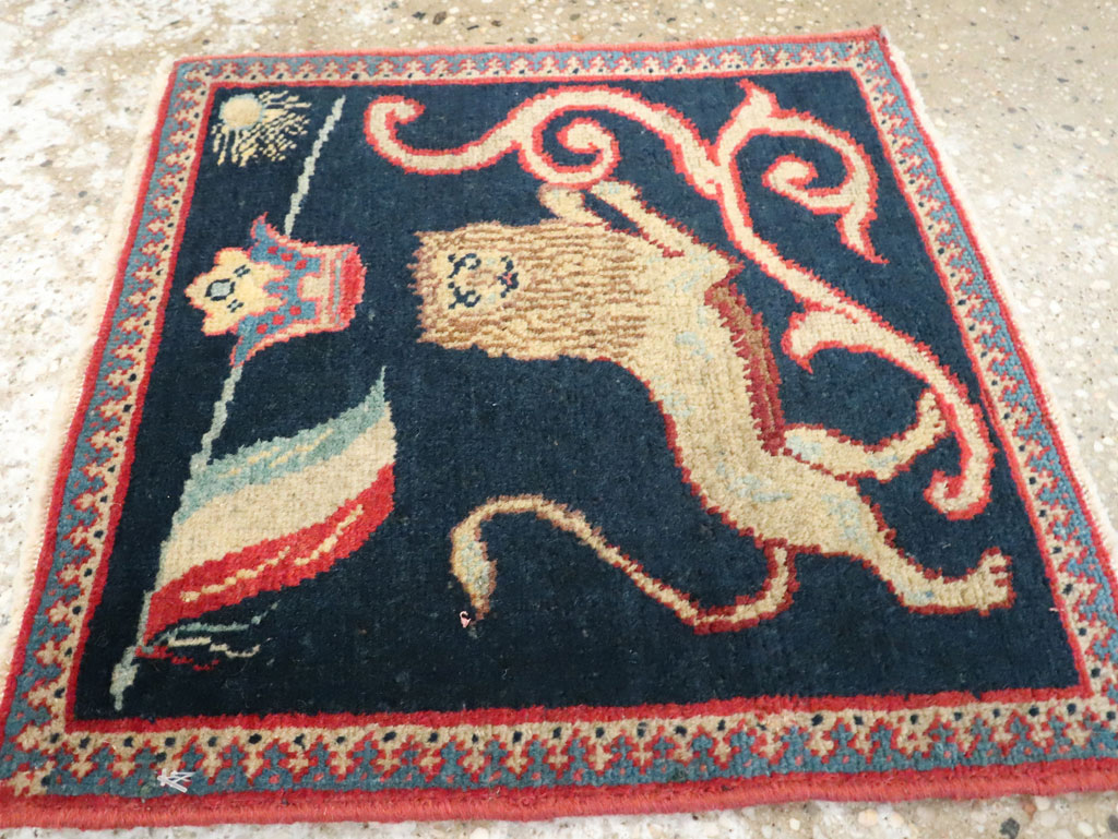 Antique Persian Souf Tabriz Pictorial Rug (Pair: 1 of 2), No.17941 - Gss