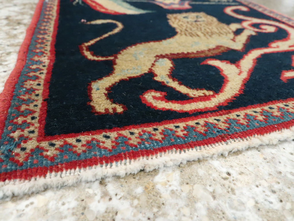 Antique Persian Souf Tabriz Pictorial Rug (Pair: 1 of 2), No.17941 - Gss