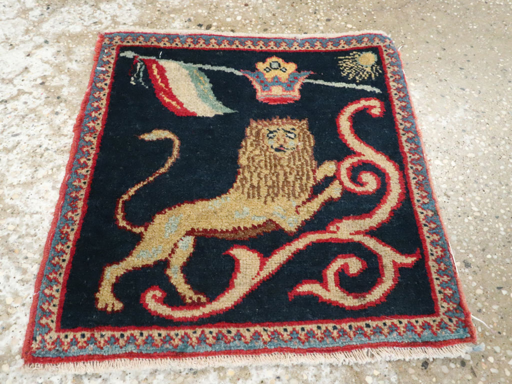 Antique Persian Souf Tabriz Pictorial Rug (Pair: 2 of 2), No.17942 - Gss