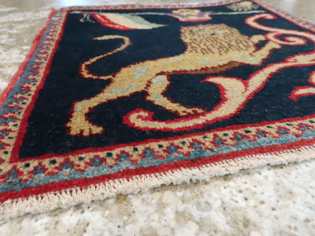 Antique Persian Souf Tabriz Pictorial Rug (Pair: 2 of 2), No.17942 - Gss