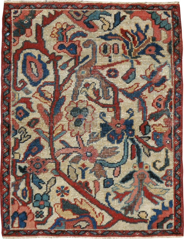 Antique Persian Mahal Rug, No.17947 - Gss