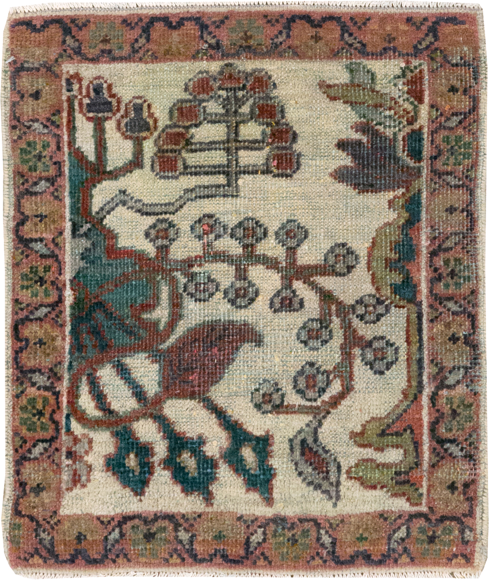 Vintage Persian Mahal Rug, No.17949 - Gss