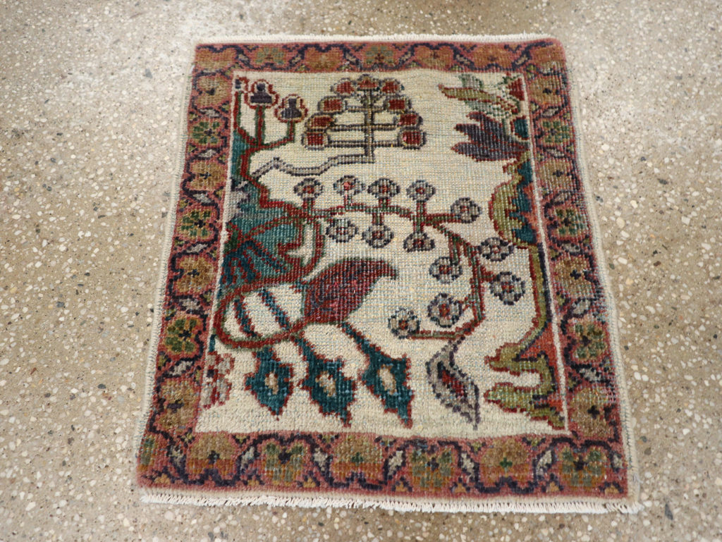 Vintage Persian Mahal Rug, No.17949 - Gss