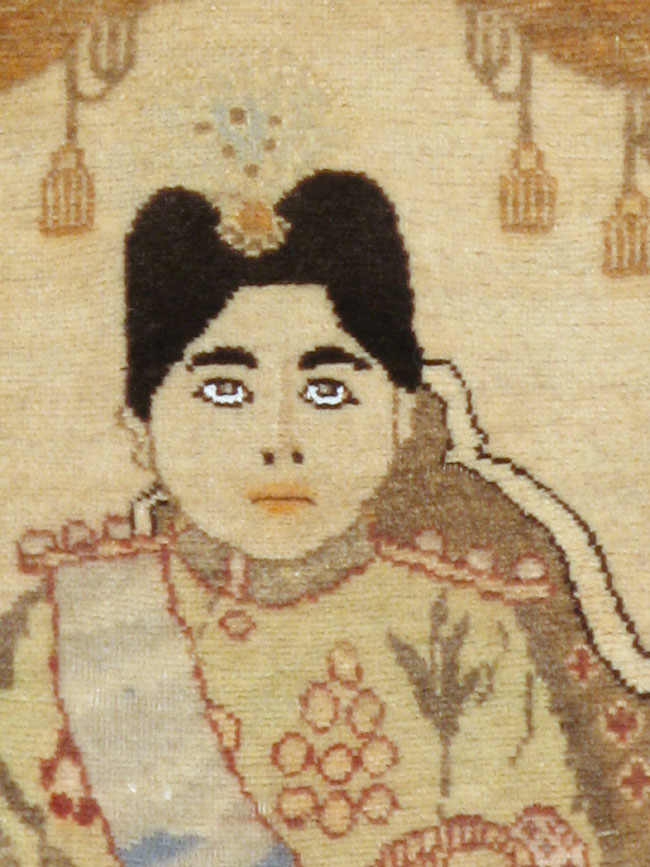 Antique Persian Tabriz Pictorial Rug (Pair: 1 of 2), No.17956 - Gss