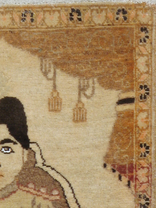 Antique Persian Tabriz Pictorial Rug (Pair: 1 of 2), No.17956 - Gss