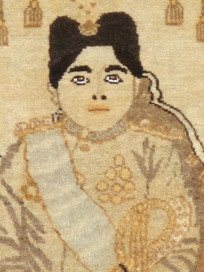 Antique Persian Tabriz Pictorial Rug (Pair: 2 of 2), No.17957 - Gss