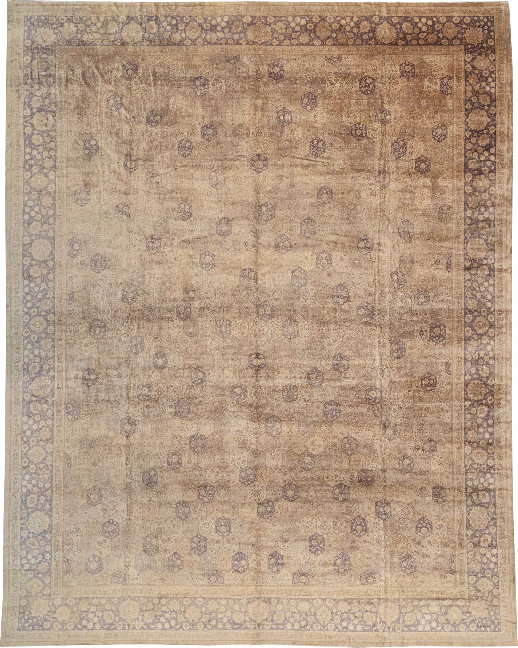 Vintage Turkish Sivas Oversize Carpet, No.17982 - Gss