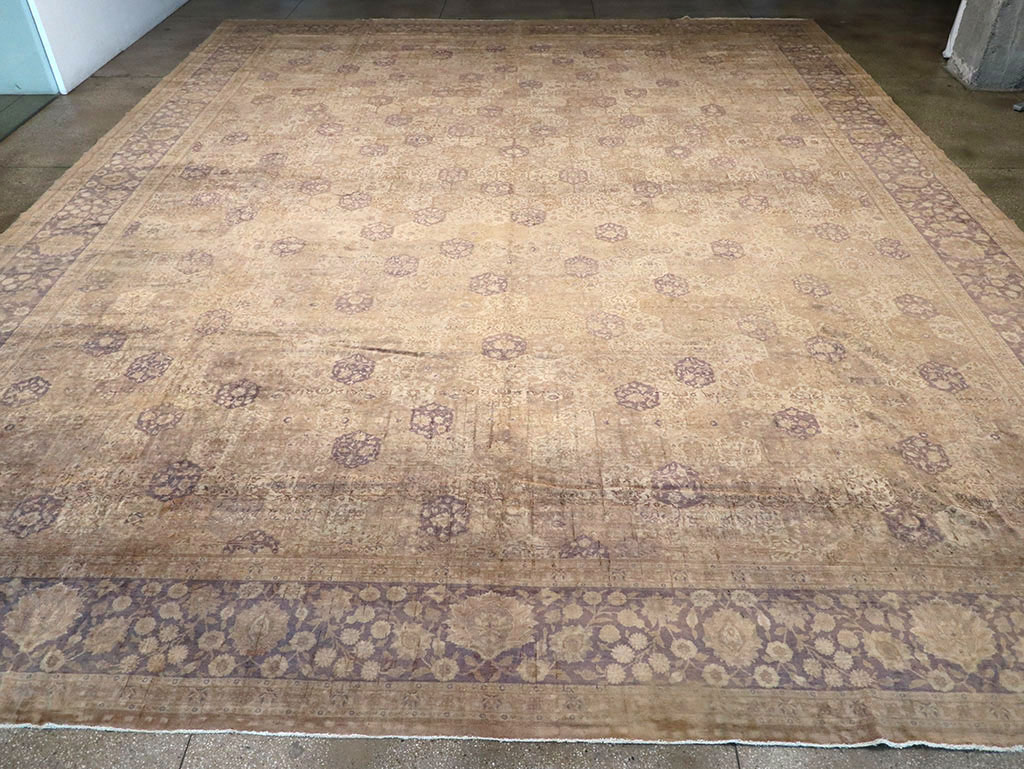 Vintage Turkish Sivas Oversize Carpet, No.17982 - Gss