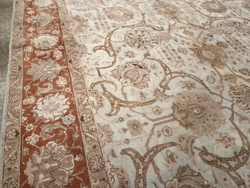 Antique Persian Tabriz Carpet, No.17986 - Gss