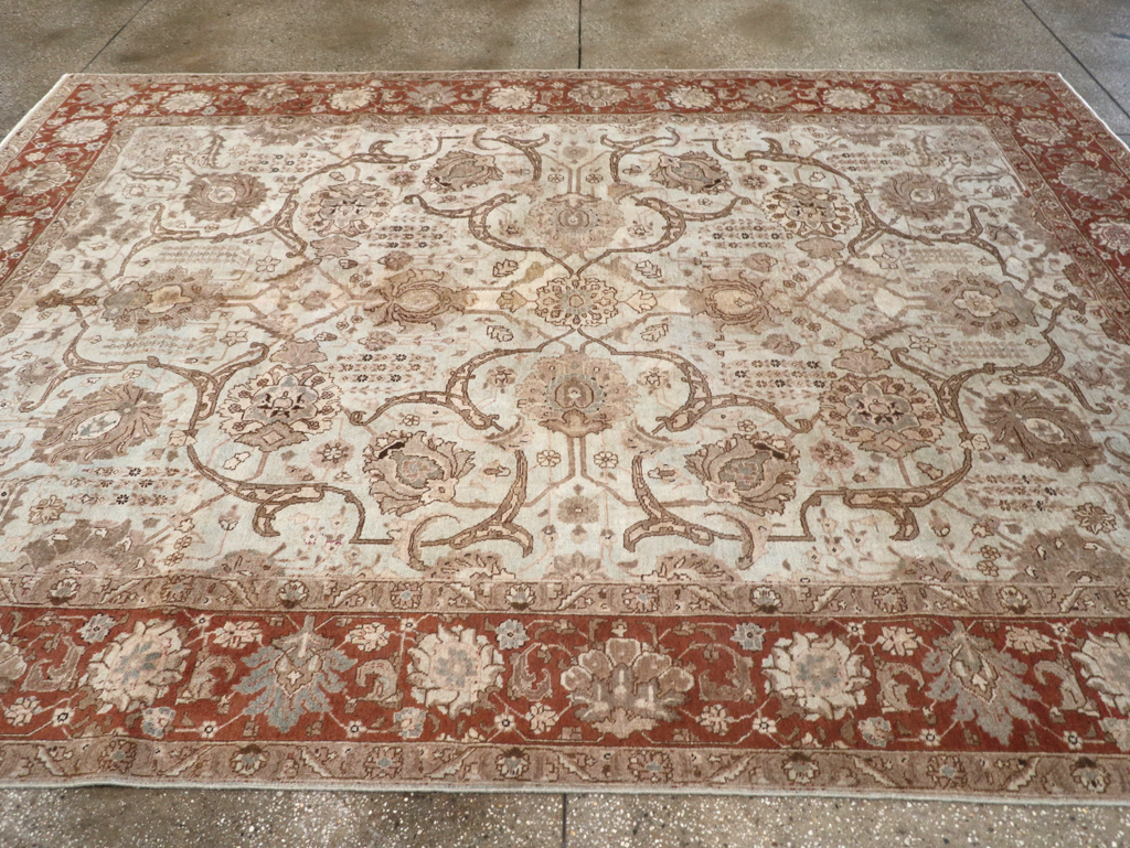 Antique Persian Tabriz Carpet, No.17986 - Gss
