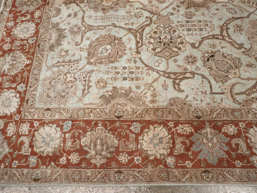 Antique Persian Tabriz Carpet, No.17986 - Gss