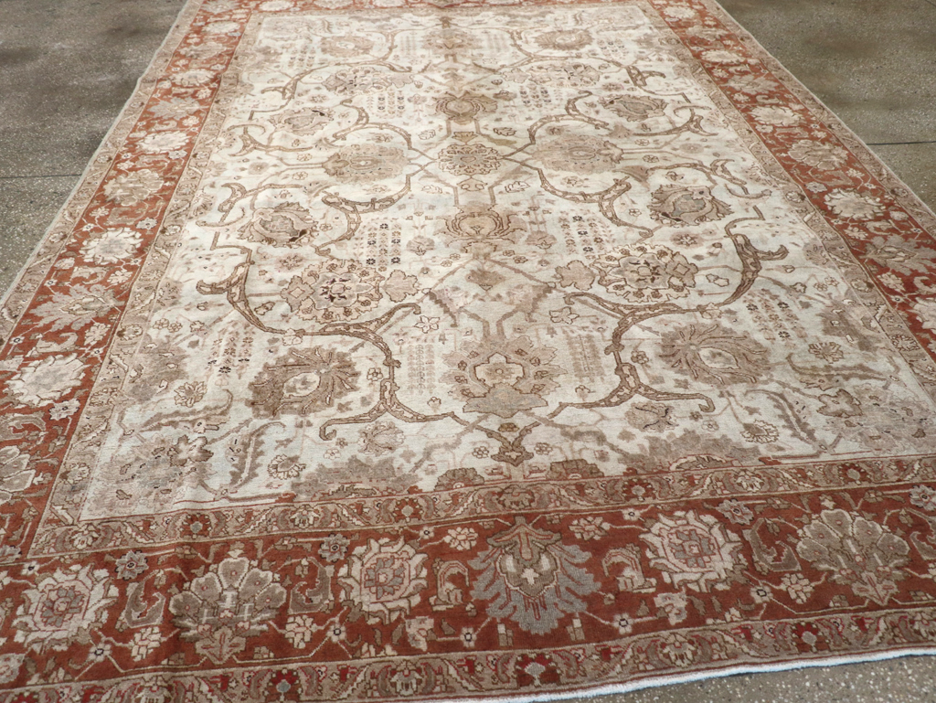 Antique Persian Tabriz Carpet, No.17986 - Gss